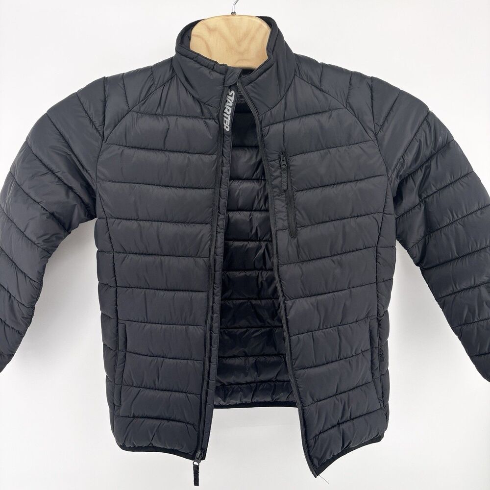 Starter Storm-Star Men's S Black Puffer Jacket F18B001 Nylon